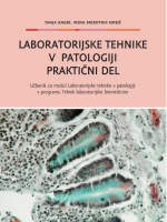 Naslovnica praktičnega dela učnega gradiva Laboratorijske tehnike v patologiji