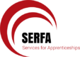 Logotip SERFA (Service of Apprenticeship; storive vajeništva)