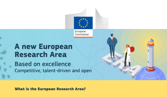 Promocijski banner European Research Area (Evropsko področje raziskav)