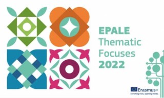 Logotip tematskih sklopov portala EPALE za leto 2022