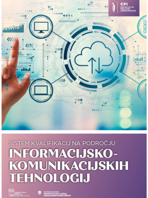 Naslovnica publikacije Sistem kvalifikacij na področju informacijsko komunikacijskih tehnologij