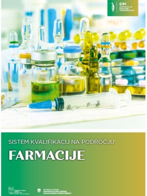 Naslovnica publikacije Sistem kvalifikacij na področju Farmacije