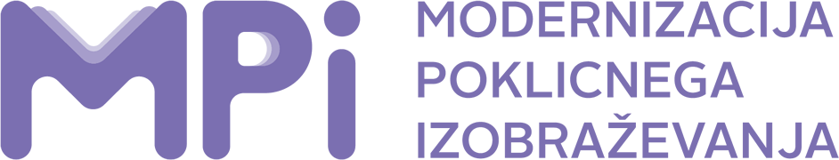 Logotip Modernizacija poklicnega izobraževanja