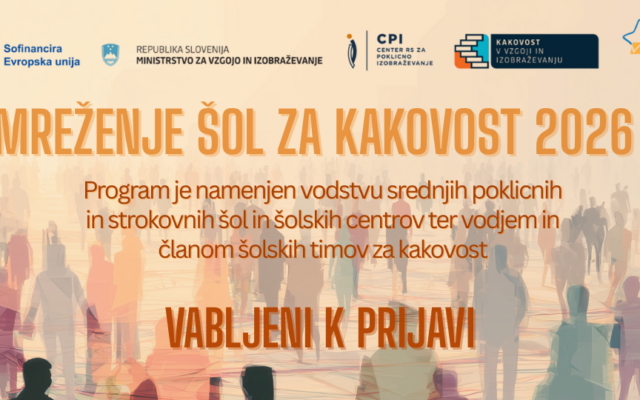 Mreženje šol za kakovost 2025 in povabilo šolam k vpisu v Mreženje šol za kakovost 2026