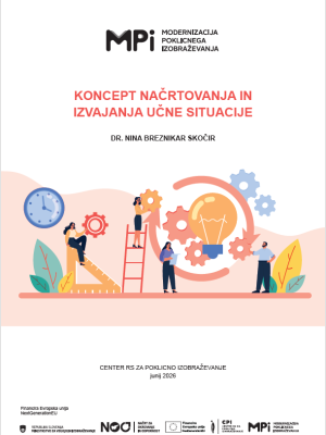 Naslovnica gradiva Koncept načrtovanja in izvajanja učne situacije