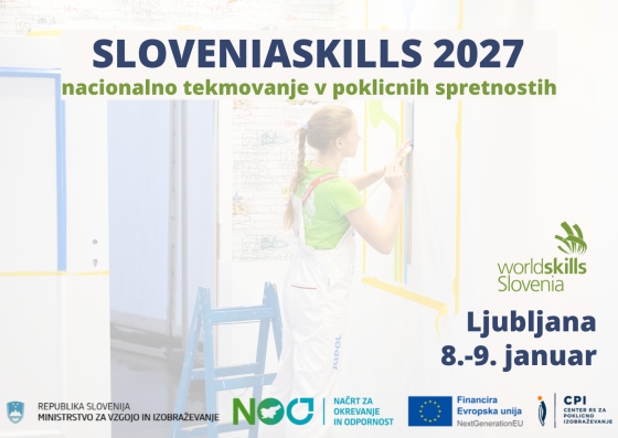 Odprte prijave na nacionalno tekmovanje SloveniaSkills 2027