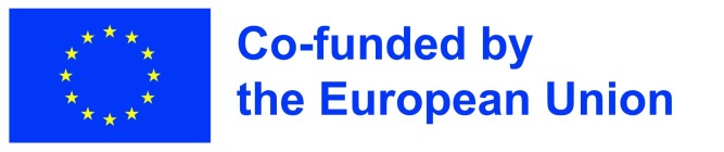 Zastava EU, ter napis co-funder by the EU