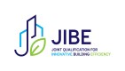 Logotip projekta JIBE, levo modrozelen logotip, desno napis jibe, spodaj izpisan celotno ime projekta.